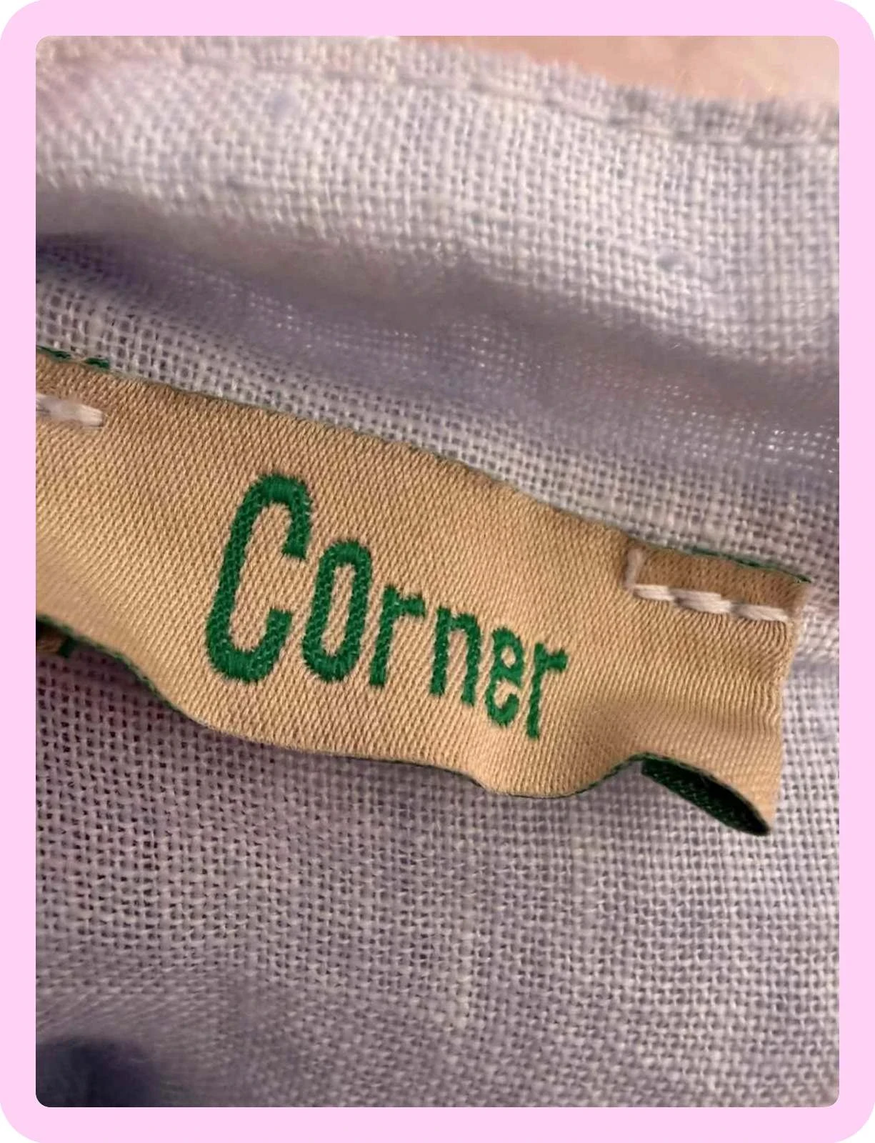 Chemise en lin mujer, talla S de esquina – photo 5